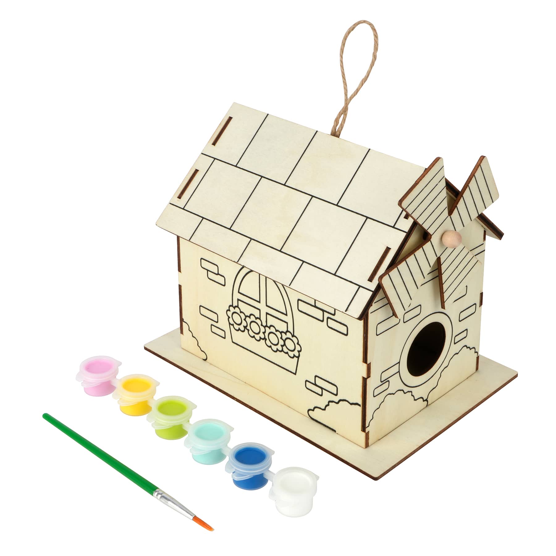6.5" Windmill Birdhouse Kit by Creatology™