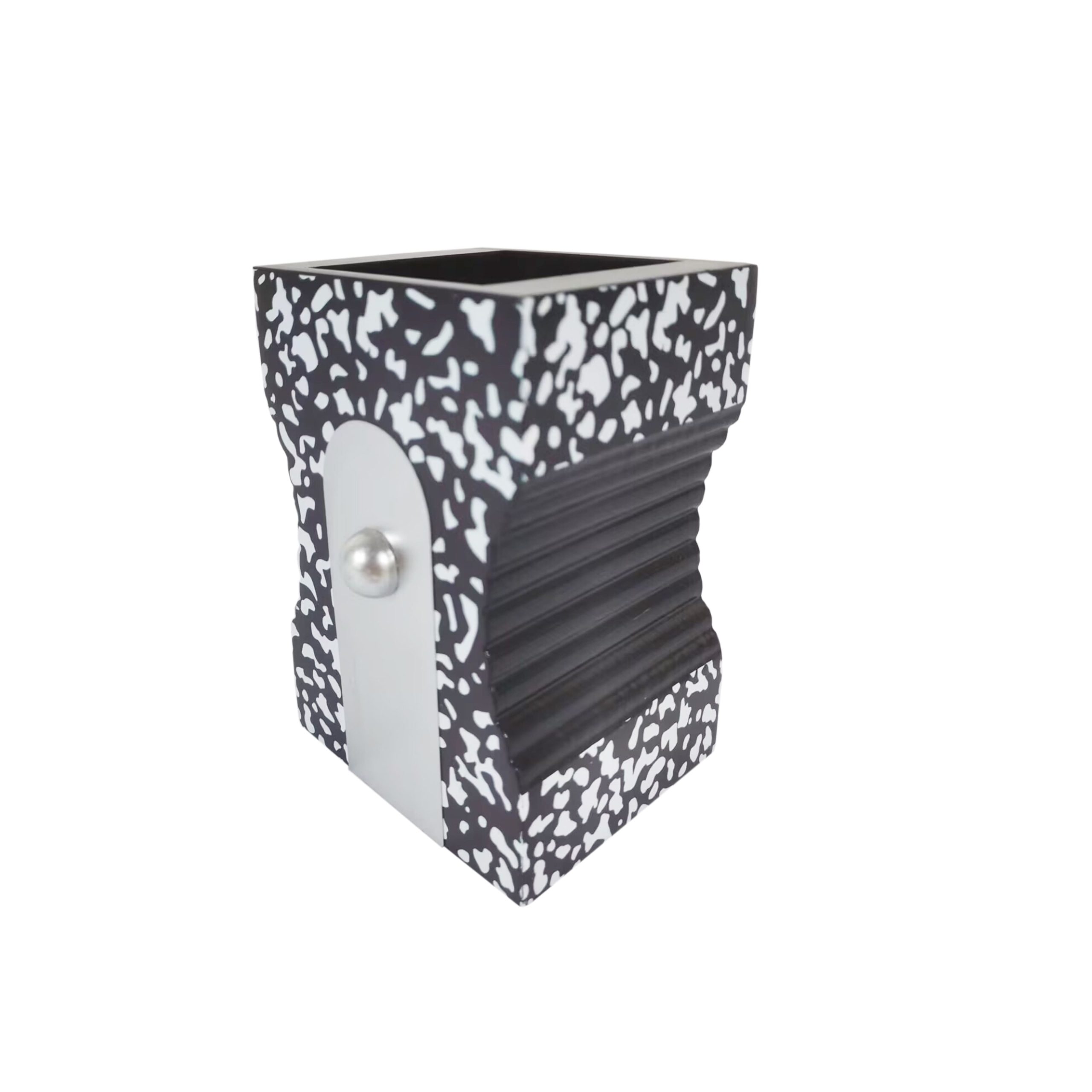 Class Rules! 4.75" Black & White Pencil Sharpener Tabletop Décor by B2C™ - Image 3