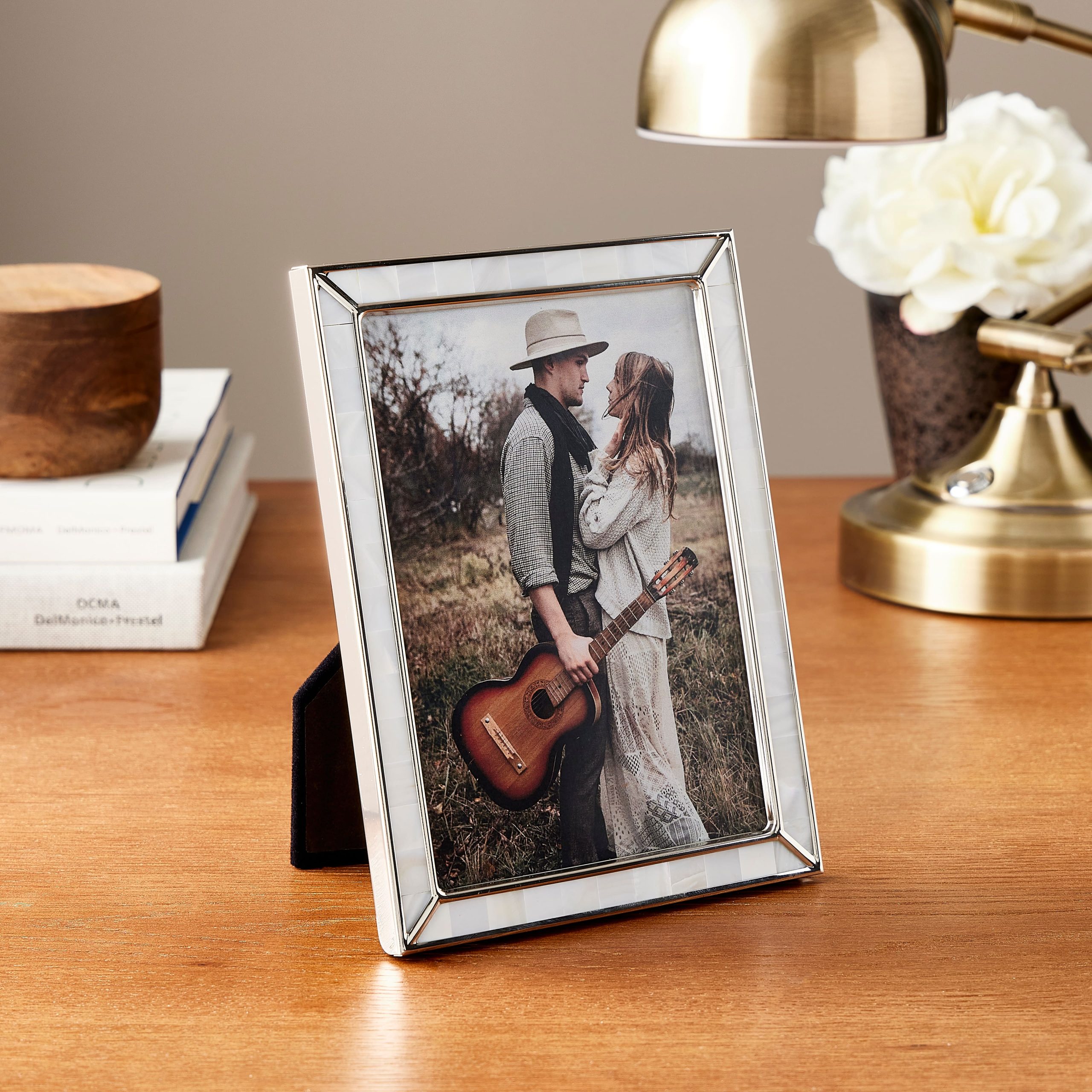 Expressions™ 5" x 7" Silver & Pearl Frame by Studio Décor® - Image 2