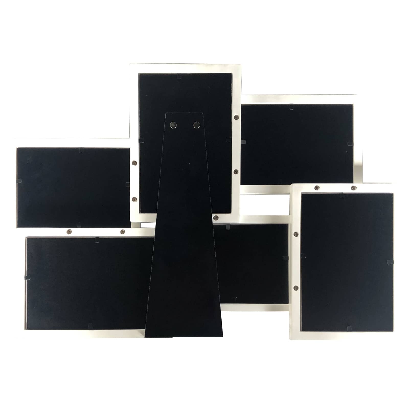 Expressions™ 6 Opening White Collage Frame by Studio Décor® - Image 4