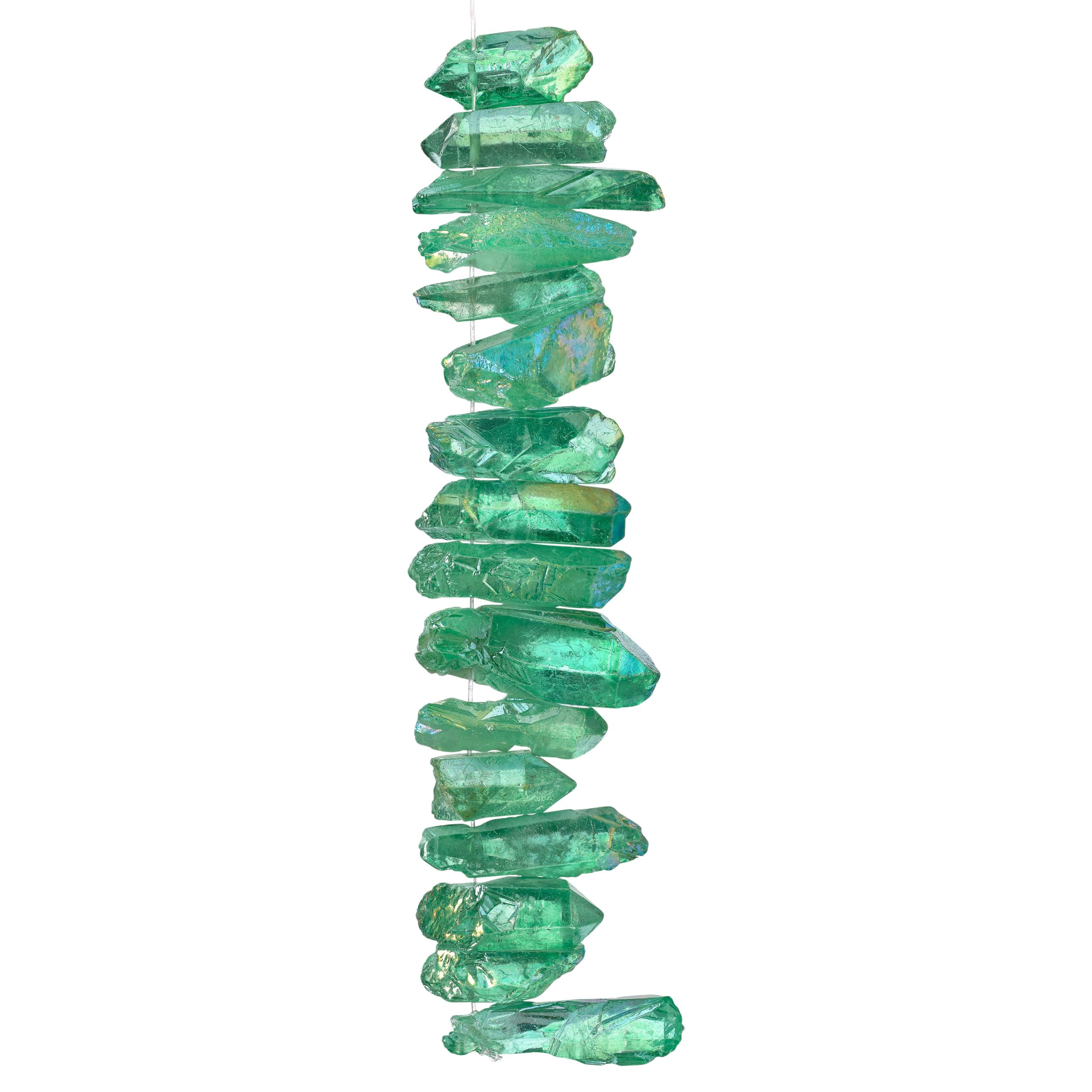 Light Green Crystal Quartz Stick Beads by Bead Landing™ - Image 3