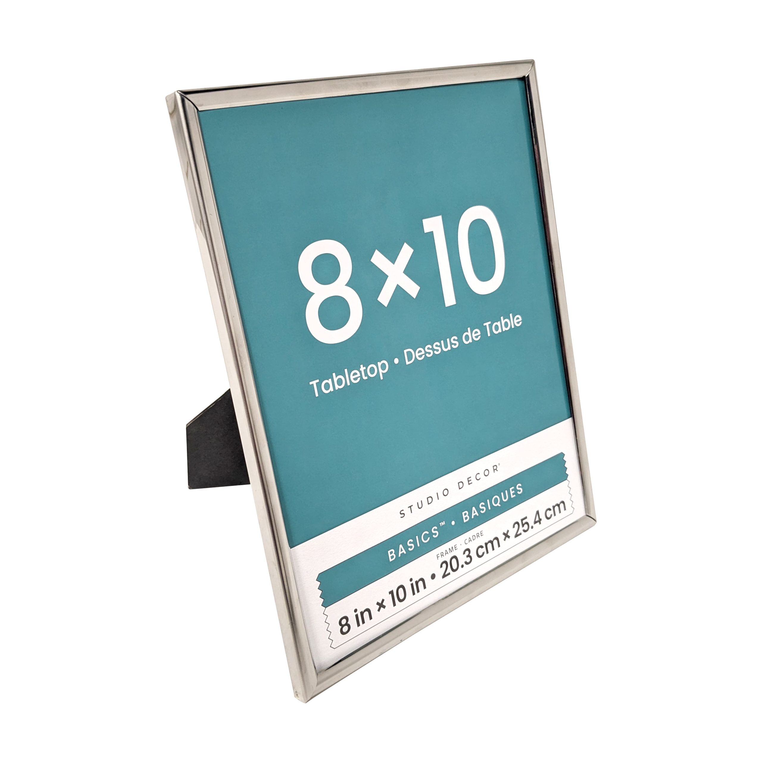 Basics™ 8" x 10" Silver Rounded Metal Frame by Studio Décor® - Image 2