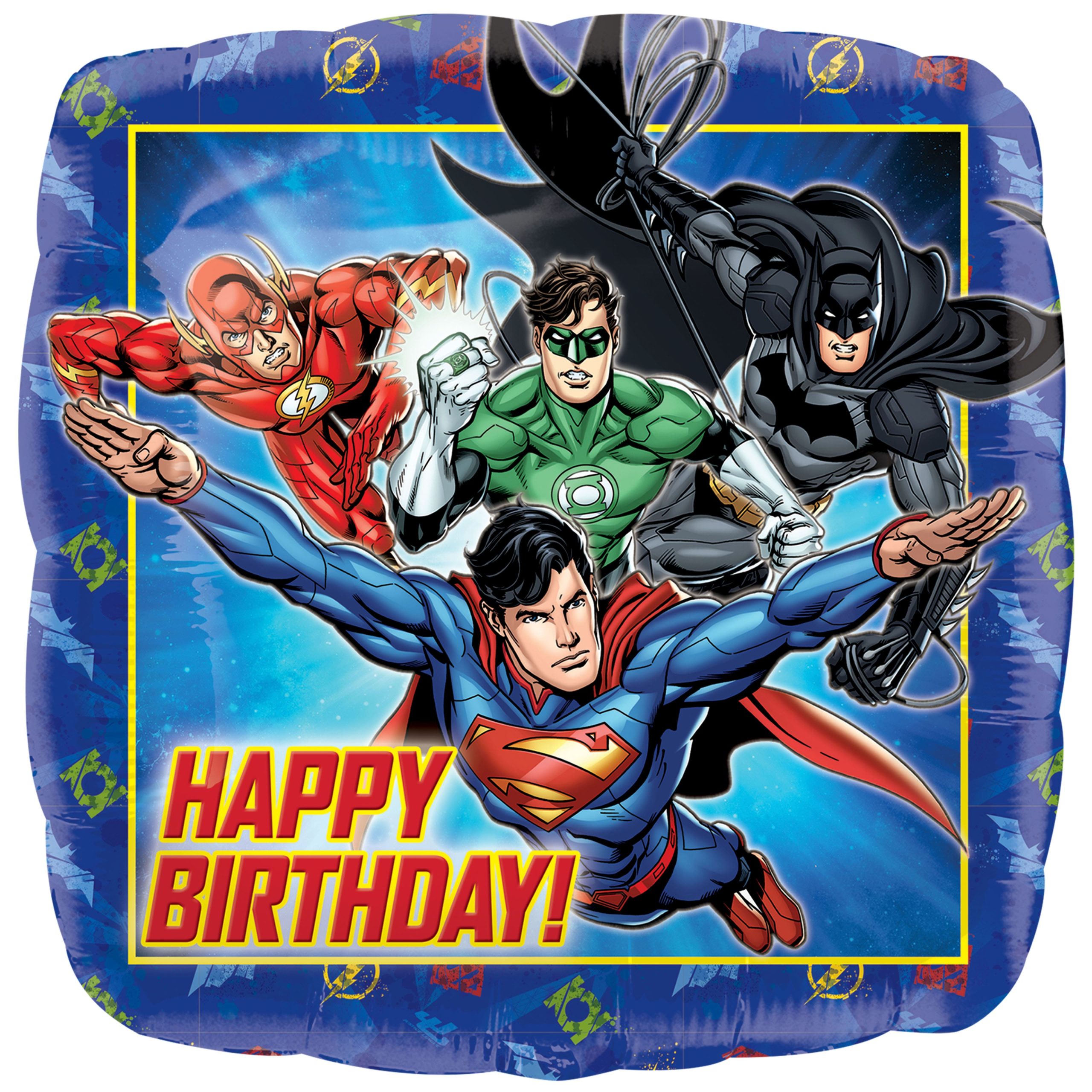 17" Justice League™ Birthday Foil Balloon