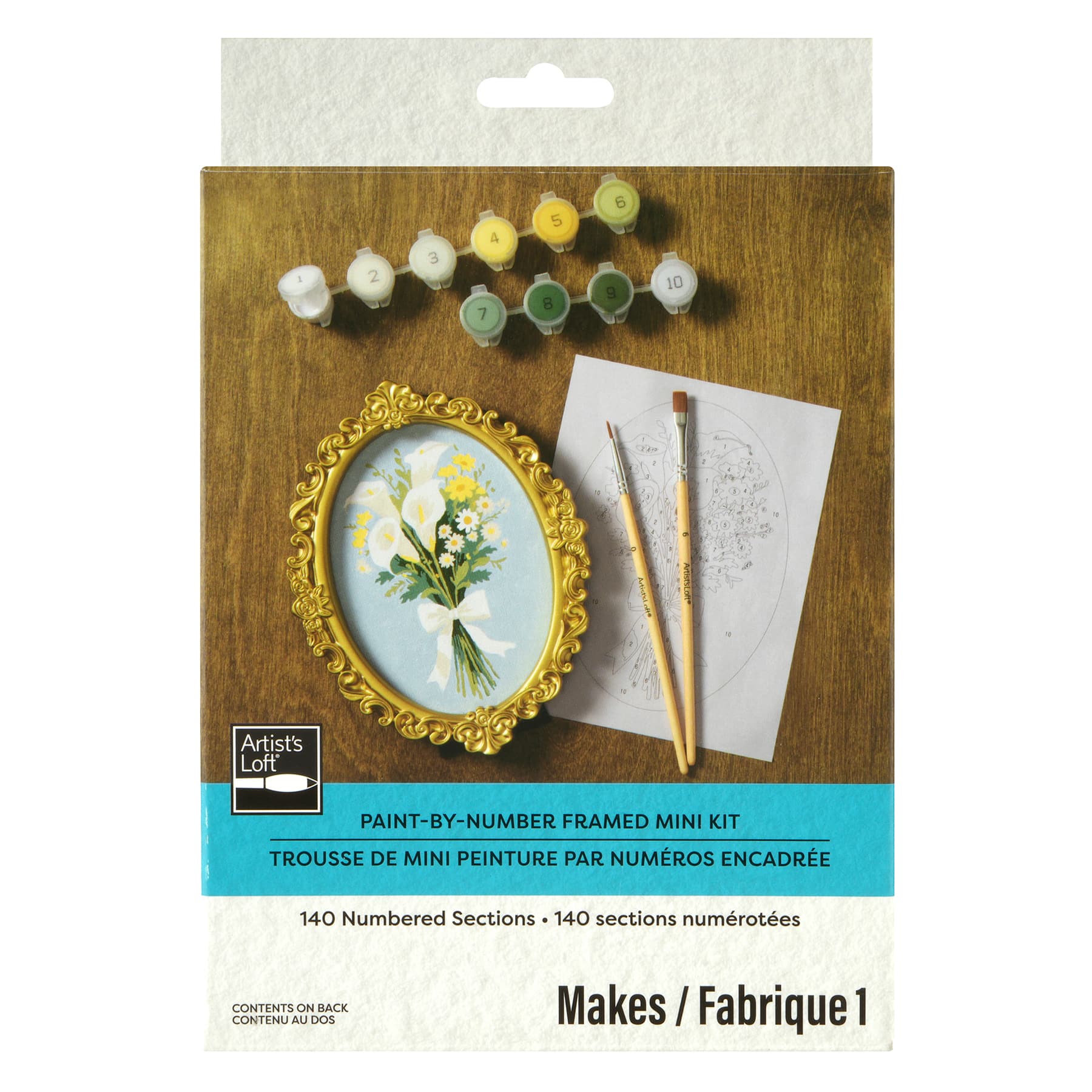 Coquette Bouquet Paint-by-Number Framed Mini Kit by Artist's Loft®