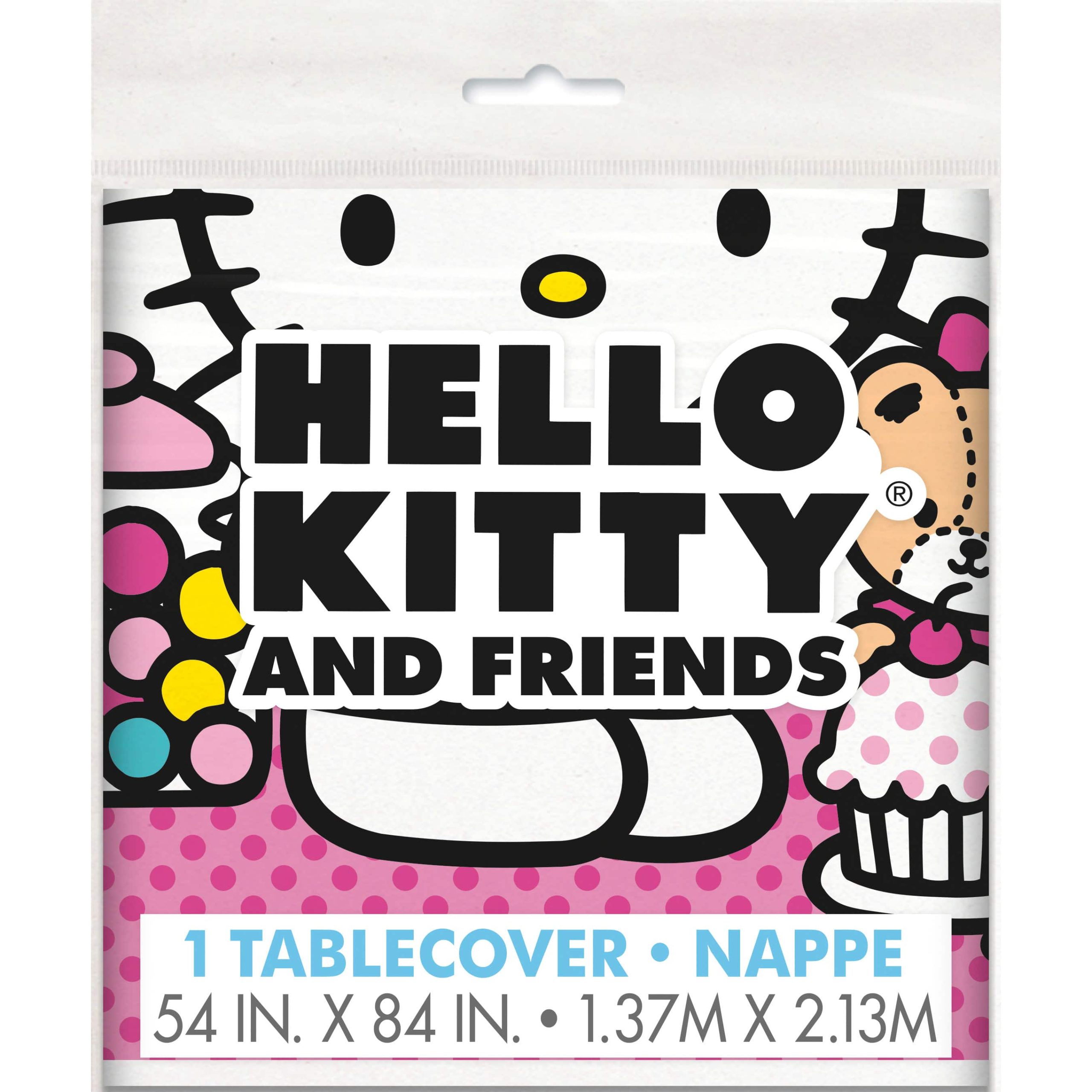54" x 84" Hello Kitty® Plastic Table Cover - Image 3