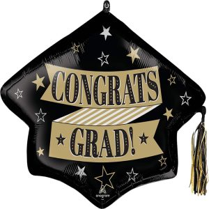 31" To the Grad Tassel Foil Balloon