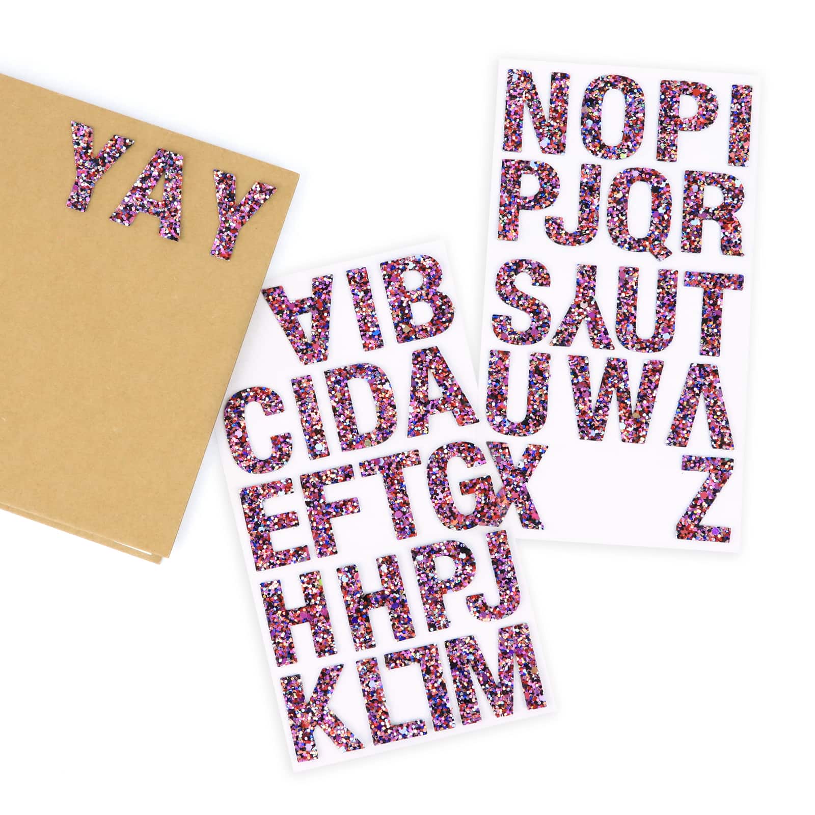 Multicolor Blue & Red Glitter Alphabet Stickers by Recollections™ - Image 2