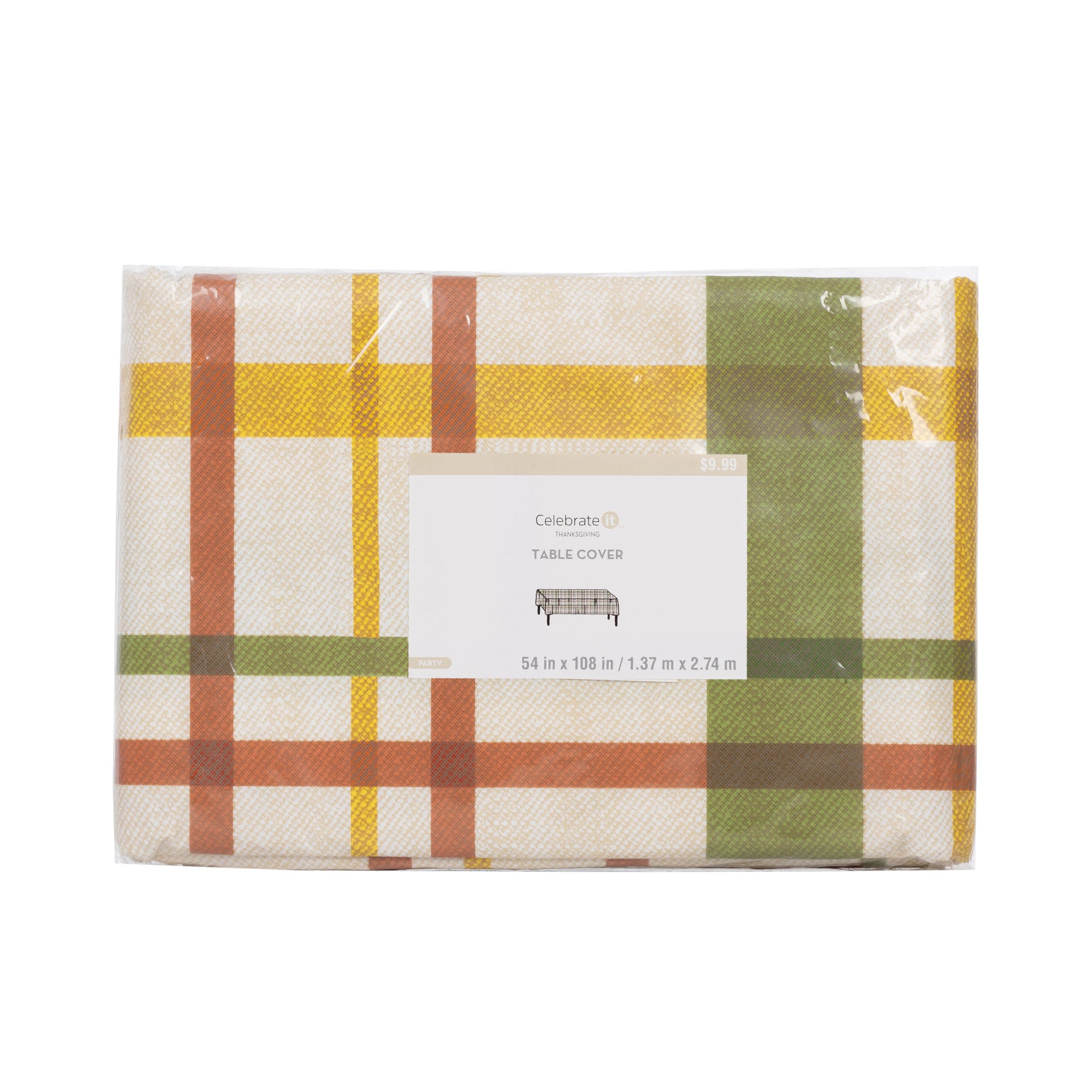 108" Plaid Table Cover by Celebrate It™