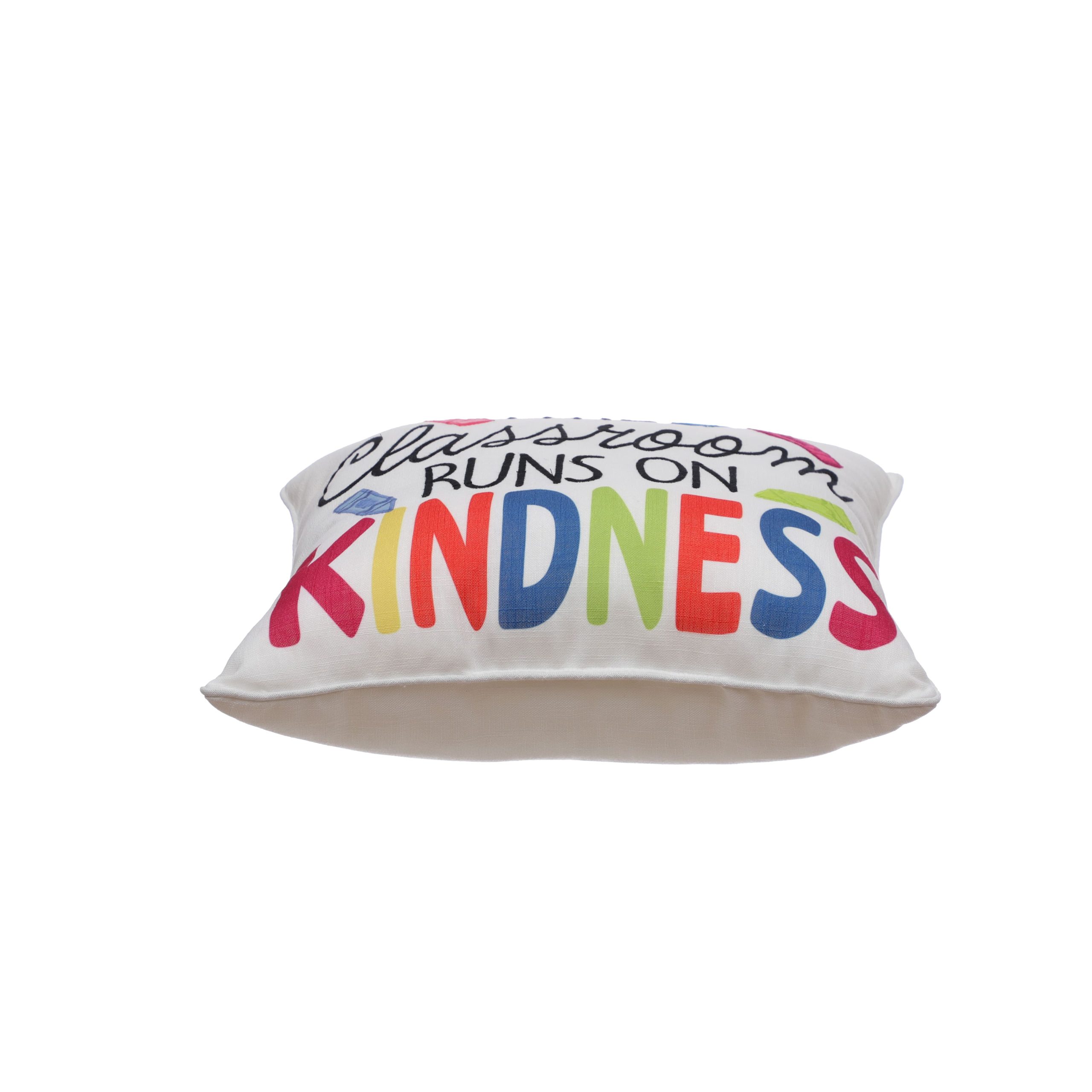 Class Rules! 17" x 17" Kindness Pillow by B2C™ - Image 3