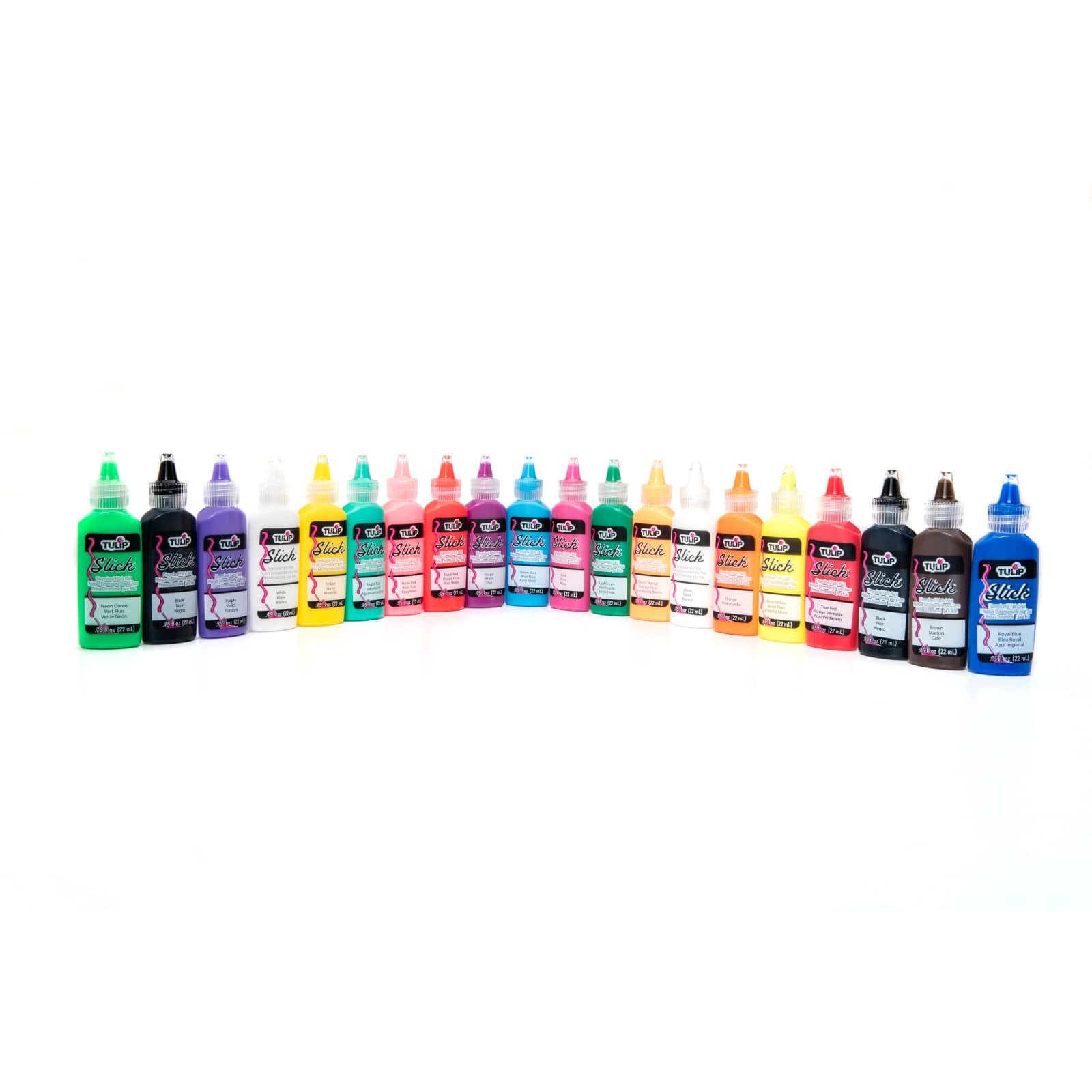 Tulip® Dimensional Fabric Paint, Rainbow & Neon - Image 2
