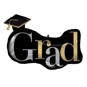 SuperShape® 33" Class Dismissed Grad Foil Balloon