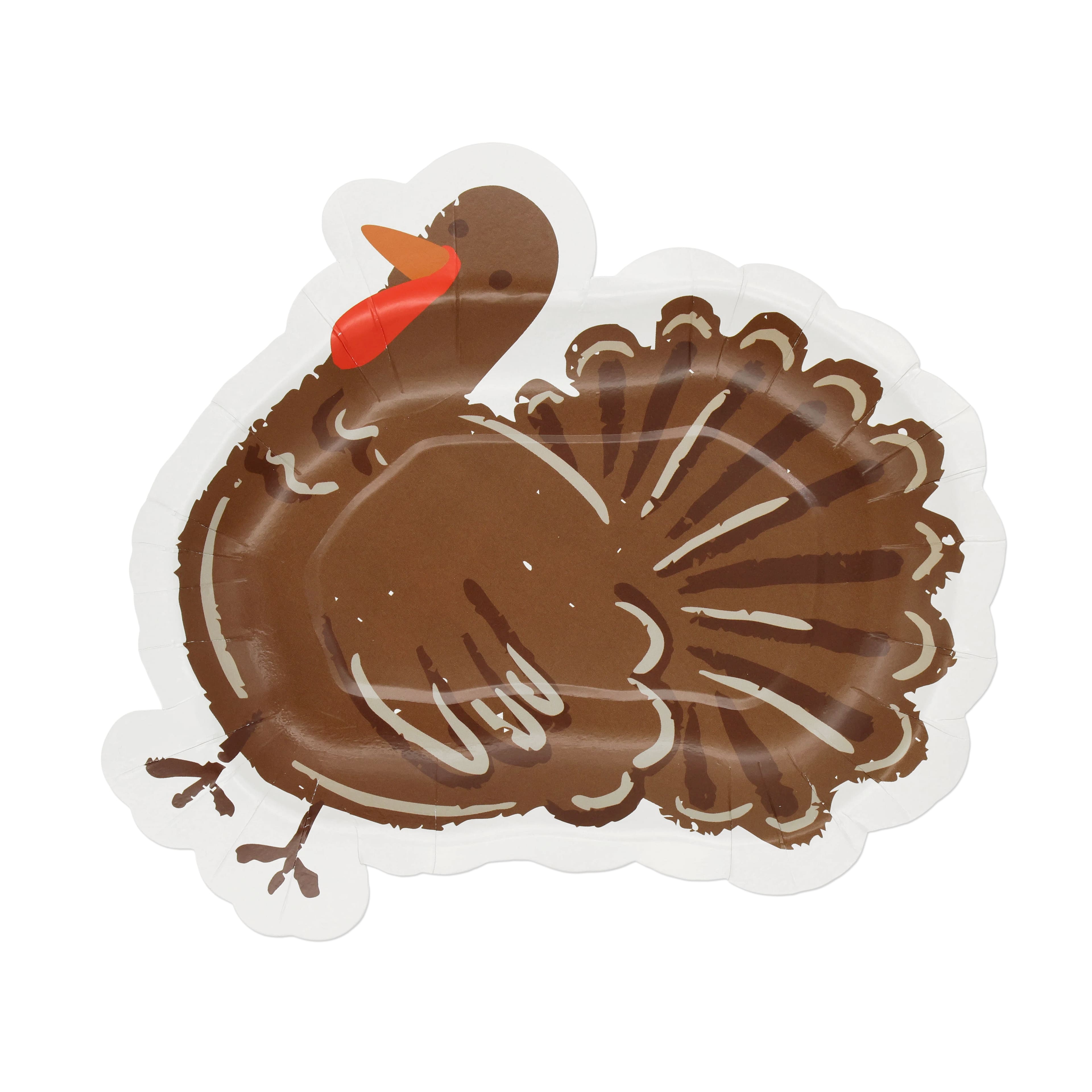 9" Turkey Shaped Paper Dinner Plates, 10ct. by Celebrate It™