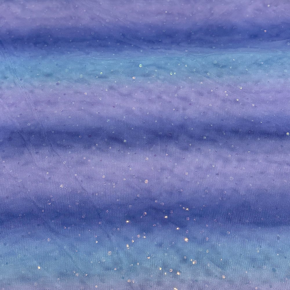 Feldman Purple & Blue Confetti Mesh