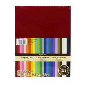 Essentials 8.5" x 11" Cardstock Paper by Recollections®, 200 Sheets