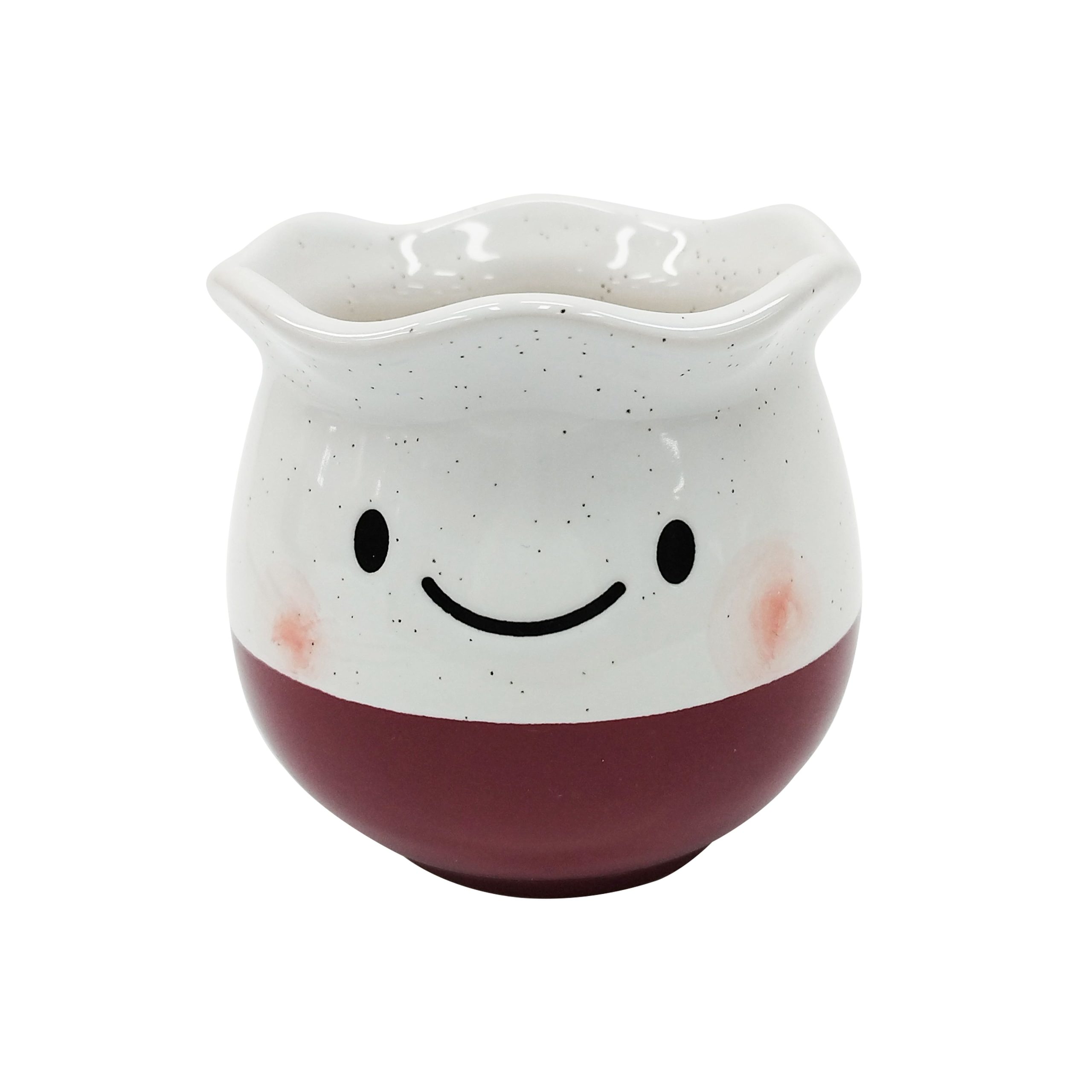 4" Spring Ceramic Smile Planter by Creatology™