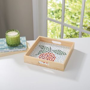 10" x 10" Orange Mosaic Tray Kit by Make Market®
