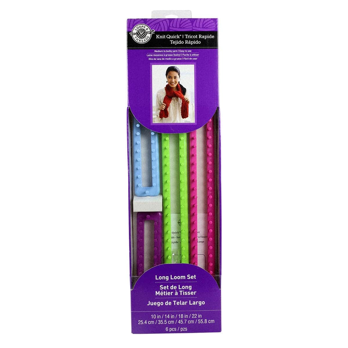 Loops & Threads® Knit Quick™ Long Loom Set - Image 3
