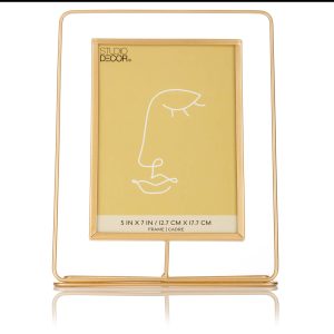 5" x 7" Gold Metal Outline Frame by Studio Décor®