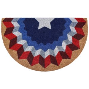 Red, White, & Blue Half Round Doormat by Ashland®