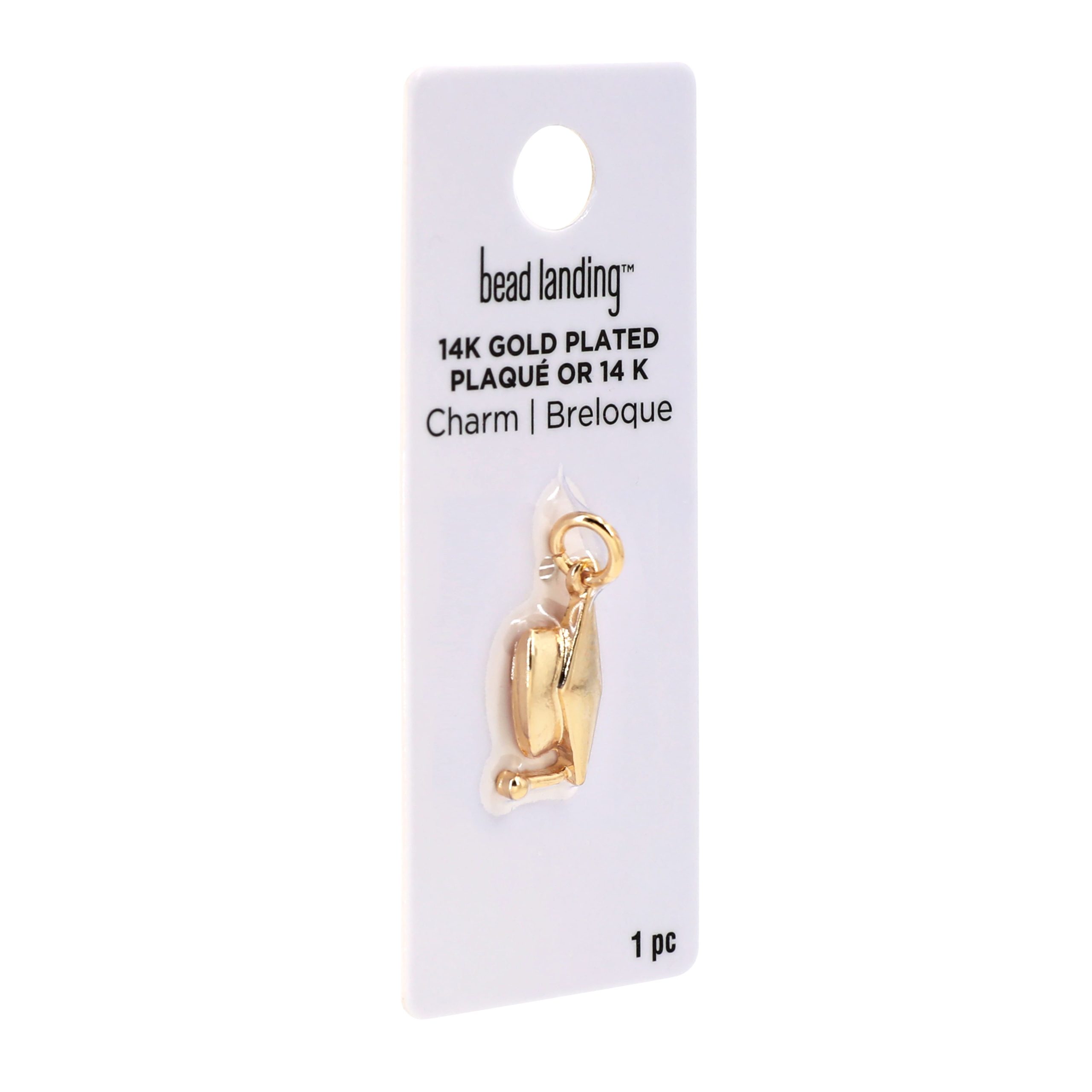 14K Gold Plated Graduation Cap Charm by Bead Landing™ - Image 4